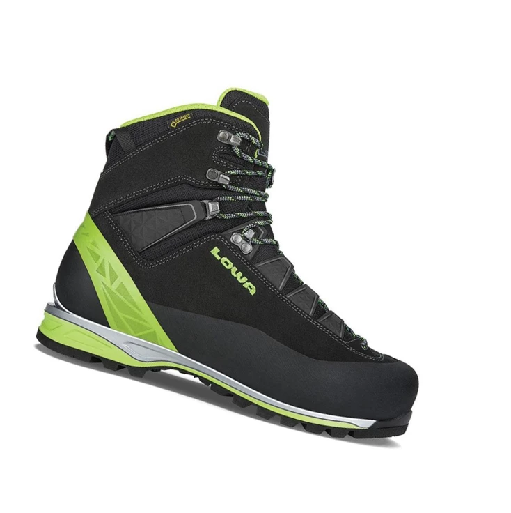 LOWA Alpine Pro GTX LE Wanderstiefel Herren Black/Lime | XQHN81947