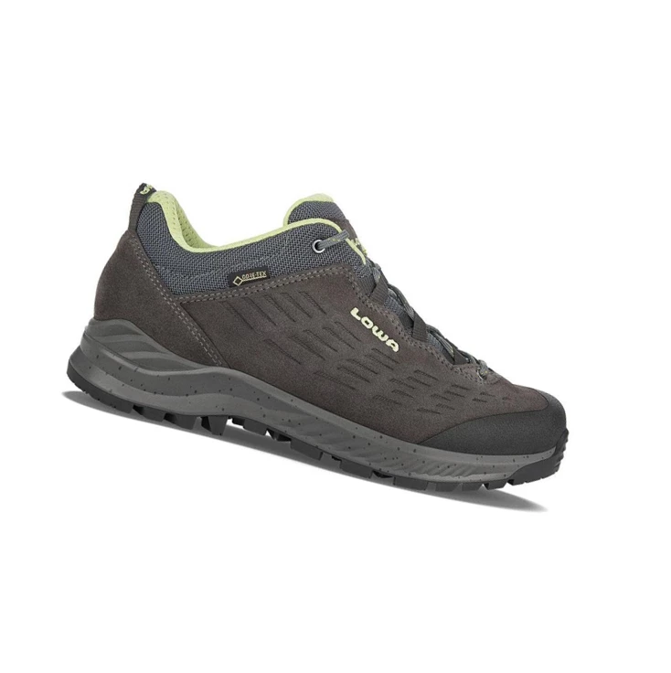 LOWA Explorer GTX LO WS Wanderschuhe Damen Anthracite/Mint | TQWA03247