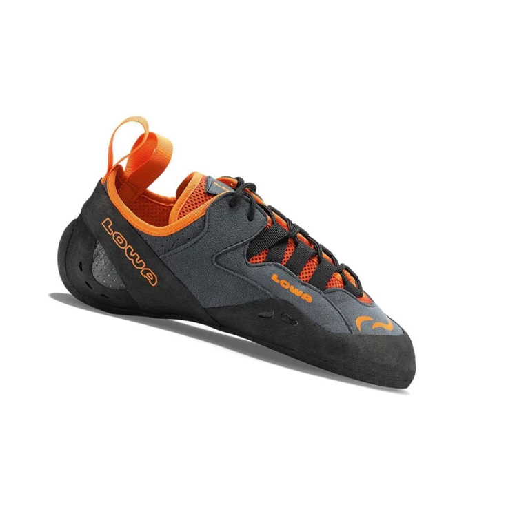 LOWA Falco Spitze Kletterschuhe Herren Anthracite/Orange | GMNL28459