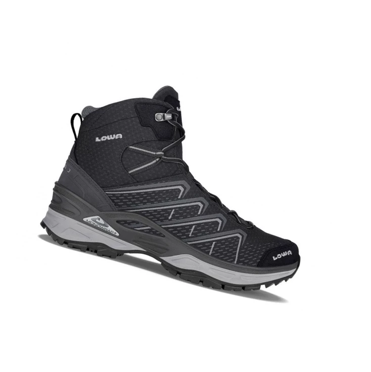 LOWA Ferrox Evo GTX Mid Wanderstiefel Herren Grau | NIJP47162