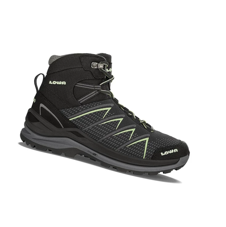 LOWA Ferrox Pro GTX Mid WS Wanderstiefel Damen Black/Sage | UYDR09836