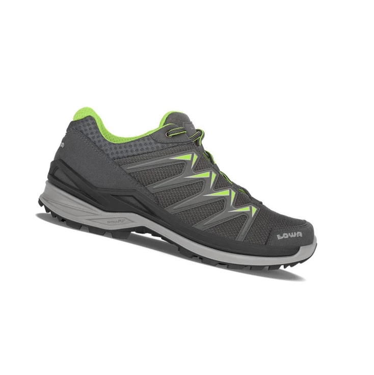 LOWA Innox Pro LO Wanderschuhe Herren Graphite/Lime | EPCA12390