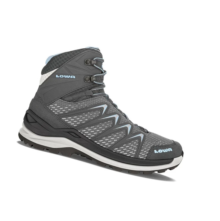 LOWA Innox Pro Mid WS Wanderstiefel Damen Blau | TEFO57061