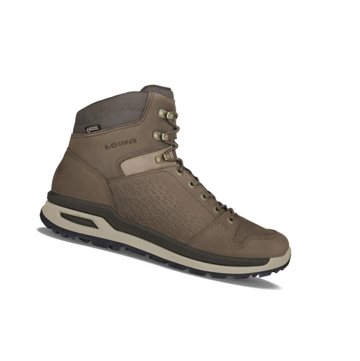 LOWA Locarno GTX Mid Wanderstiefel Herren Braun | BNWE69358