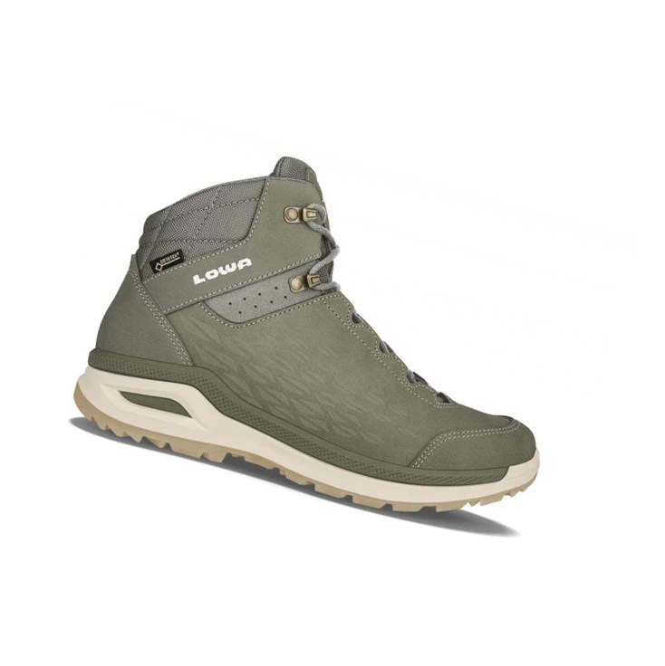 LOWA Locarno GTX QC WS Wanderstiefel Damen Reed/Offwhite | MFJQ89204