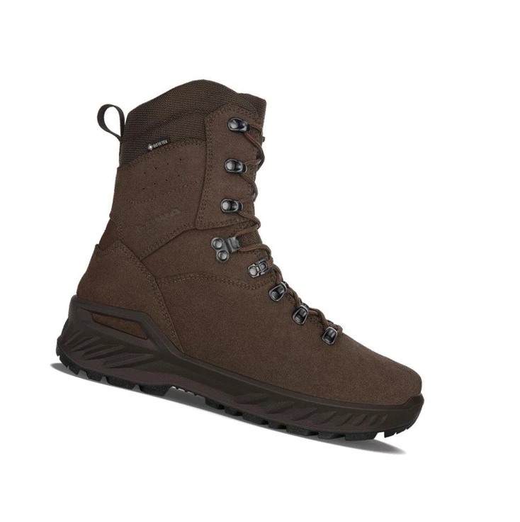 LOWA R-8 GTX Thermo Taktische Stiefel Herren Dunkelbraun | RDVP49657