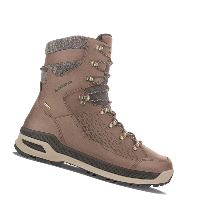 LOWA Renegade Evo Ice GTX Winterstiefel Herren Braun | CZUQ52086