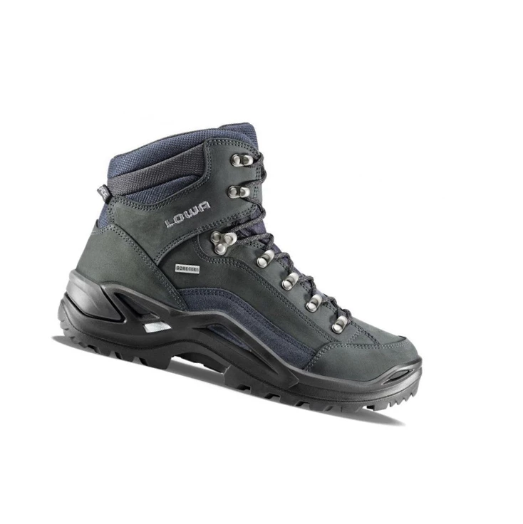 LOWA Renegade GTX Mid S Wanderstiefel Herren Dunkel | OVDT25871