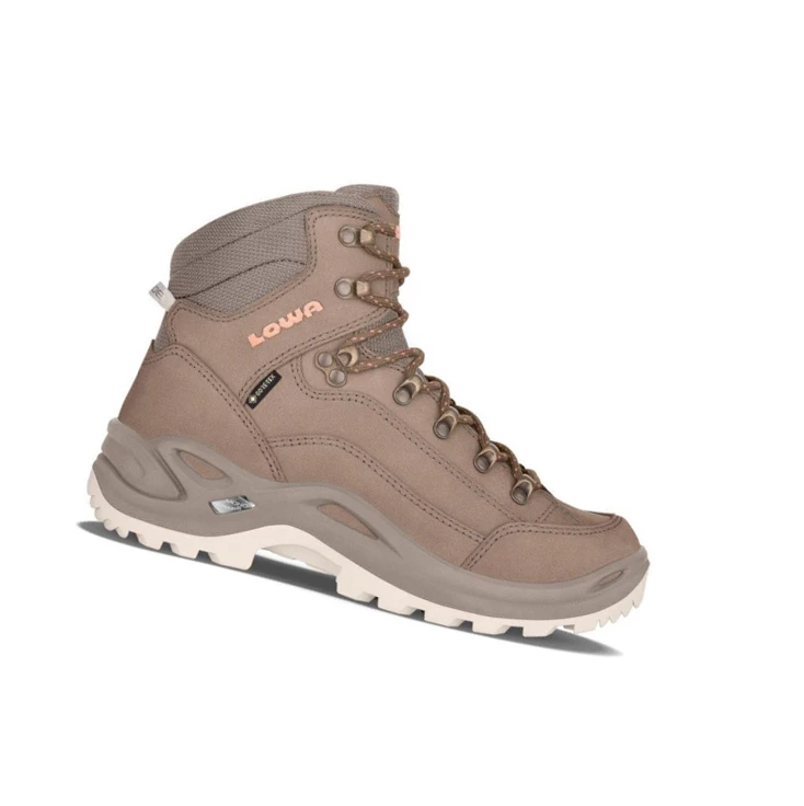 LOWA Renegade GTX Mid WS Wanderstiefel Damen Sand/Apricot | RWGD83601