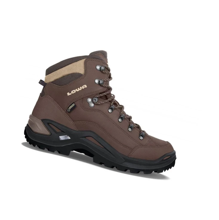 LOWA Renegade GTX Mid W Wanderstiefel Herren Braun | CYJP36981