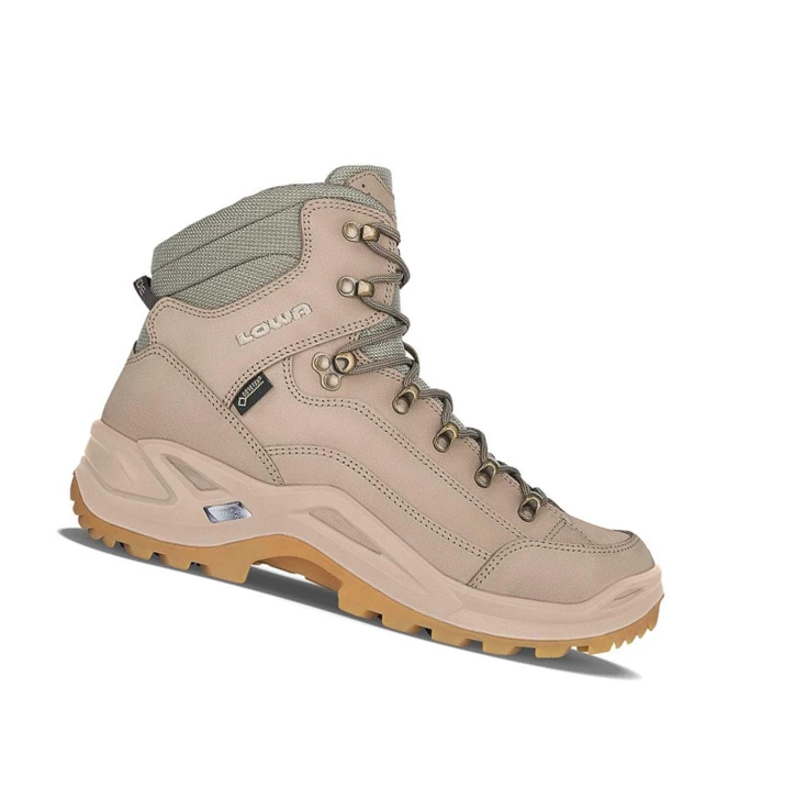 LOWA Renegade GTX Mid Wanderstiefel Herren Beige | AILB39751