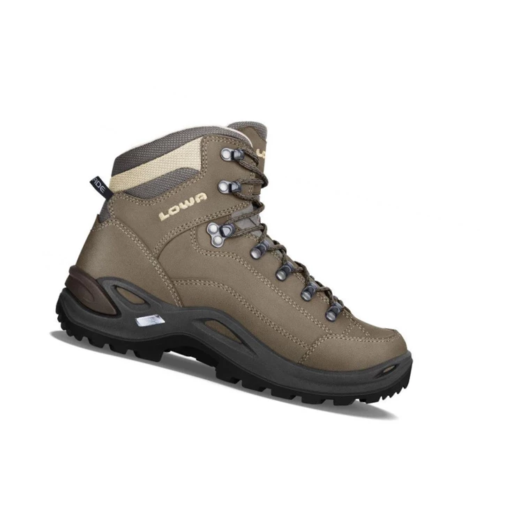 LOWA Renegade LL Mid WS Wanderstiefel Damen Stone | CSQH40568