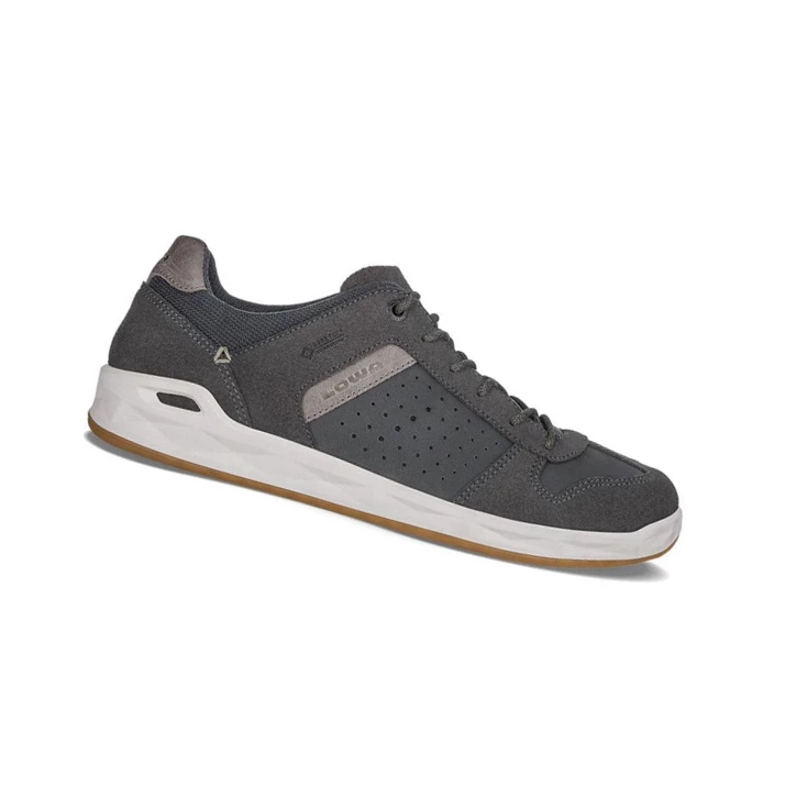 LOWA San Diego GTX Surround LO Wanderschuhe Herren Anthracite | GMYV65714