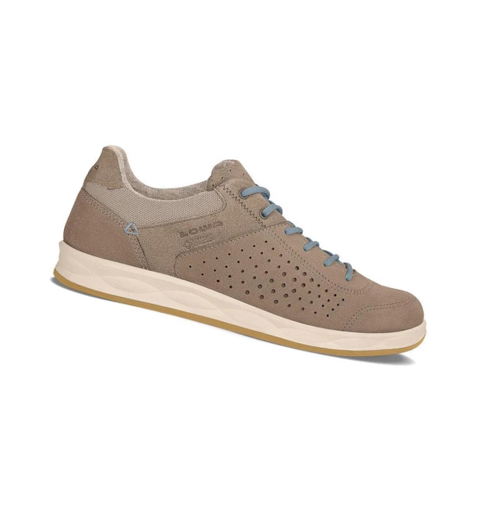 LOWA San Francisco GTX Surround WS Wanderschuhe Damen Taupe/Denim | KHOX82015