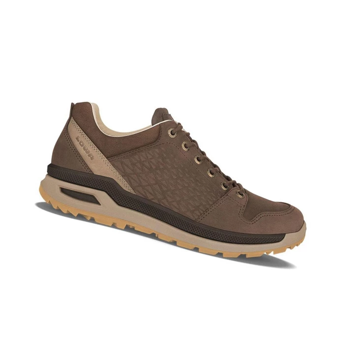 LOWA Strato Evo LL LO Wanderschuhe Herren Espresso | OANT98540