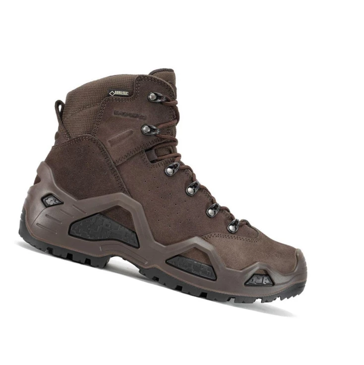 LOWA Z-6S GTX Taktische Stiefel Herren Dunkelbraun | RKYU72386