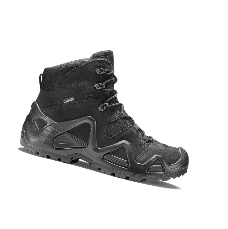 LOWA Zephyr GTX Mid TF Taktische Stiefel Herren Schwarz | QKVG78953