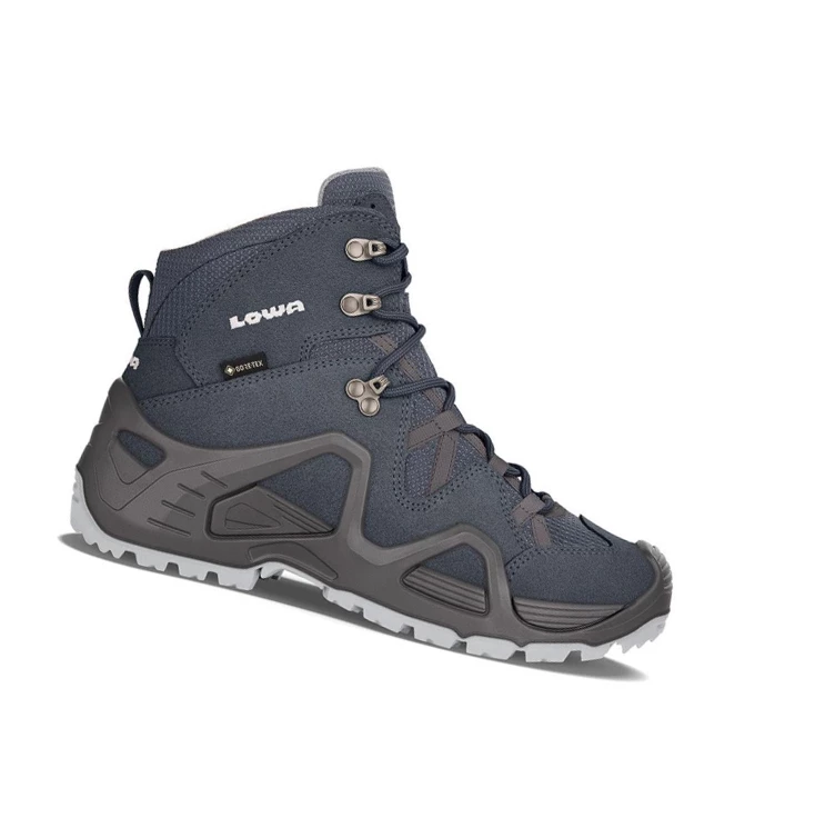 LOWA Zephyr GTX Mid WS Wanderstiefel Damen Blau | LDWS16384