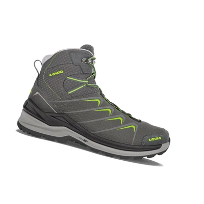 LOWA Ferrox Pro GTX Mid Wanderstiefel Herren Graphite/Lime | RWUV57123