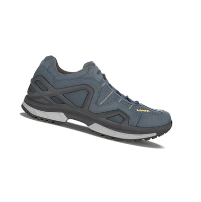 LOWA Gorgon GTX Wanderschuhe Herren Steel Blue/Mustard | CVPM71930