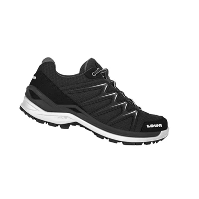 LOWA Innox Pro GTX LO WS Wanderschuhe Damen Black/Offwhite | QJYR97203