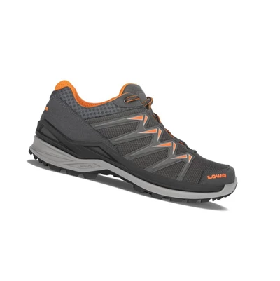 LOWA Innox Pro GTX LO Wanderschuhe Herren Graphite/Orange | QRDF39120