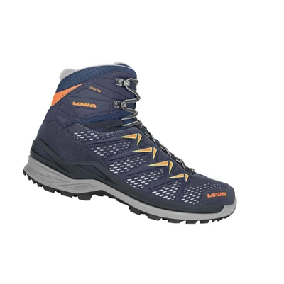 LOWA Innox Pro GTX Mid Wanderstiefel Herren Navy/Flame | XUSF36507