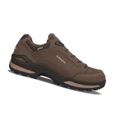 LOWA Renegade GTX LO W Wanderschuhe Herren Espresso/Beige | GDTL12834