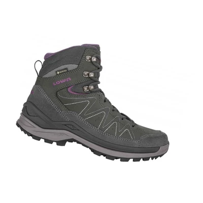 LOWA Toro Evo GTX Mid WS Wanderstiefel Damen Anthracite/Aubergine | AUQV15286