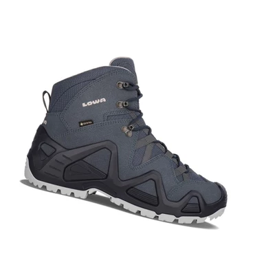 LOWA Zephyr GTX Mid Blue Wanderstiefel Herren Blau | PEQK01632