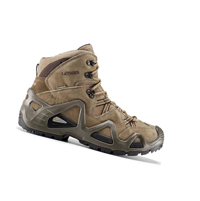 LOWA Zephyr GTX Mid Wanderstiefel Herren Beige/Brown | TSAJ70849